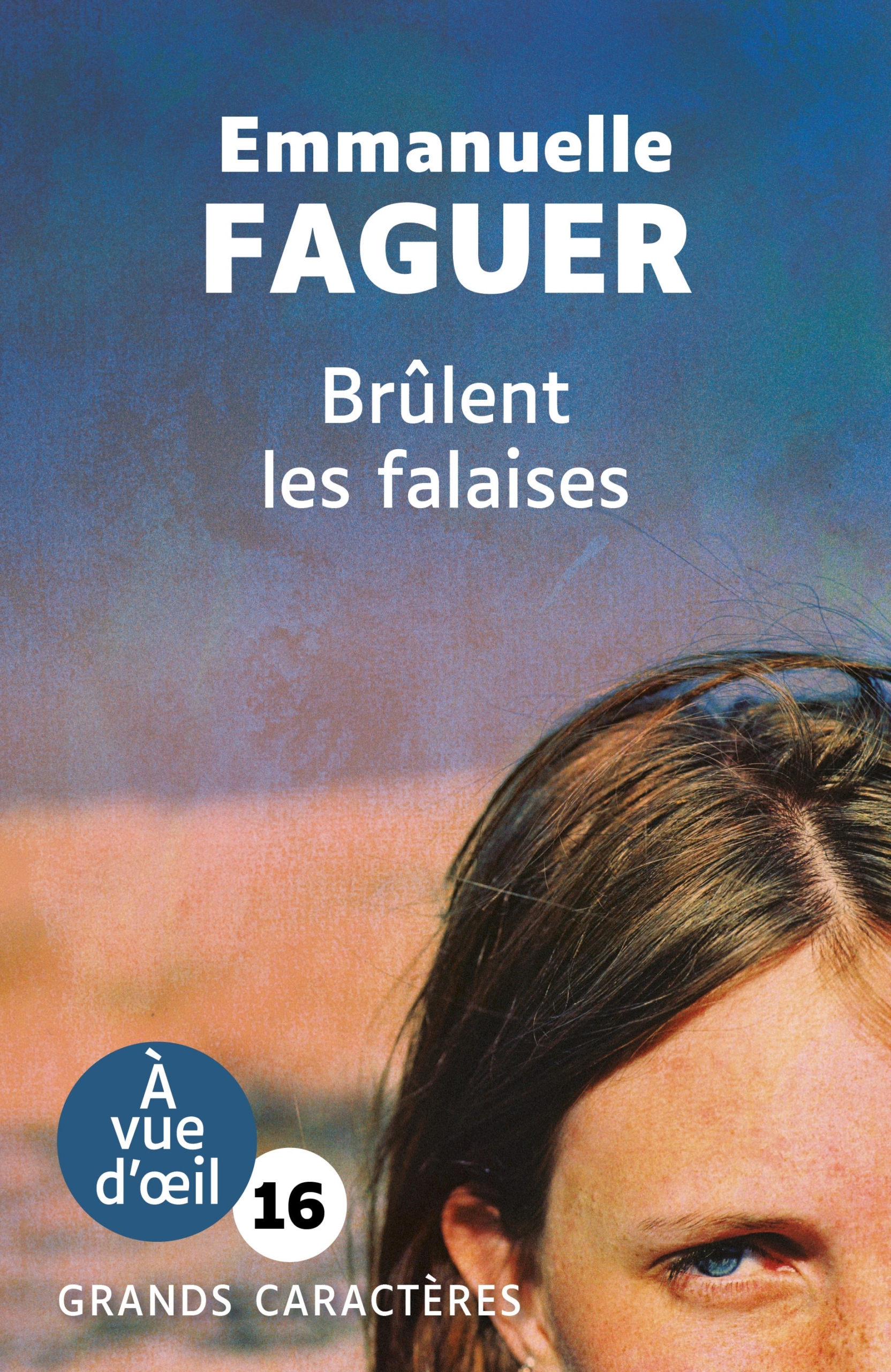 Couverture livre : Brûlent les falaises de Emmanuelle Faguer